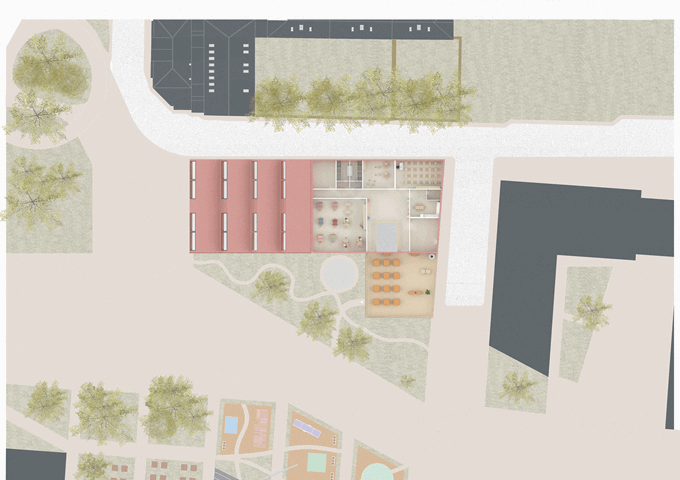 1.200 Illustrated Second Floor Plan