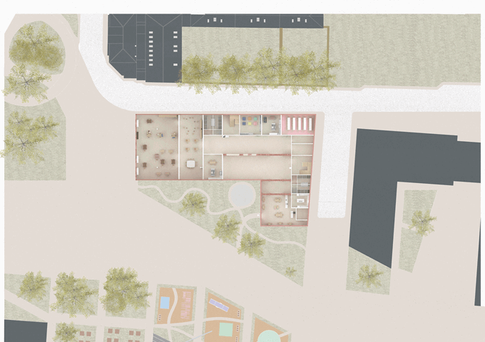 1.200 Illustrated Ground Floor Plan