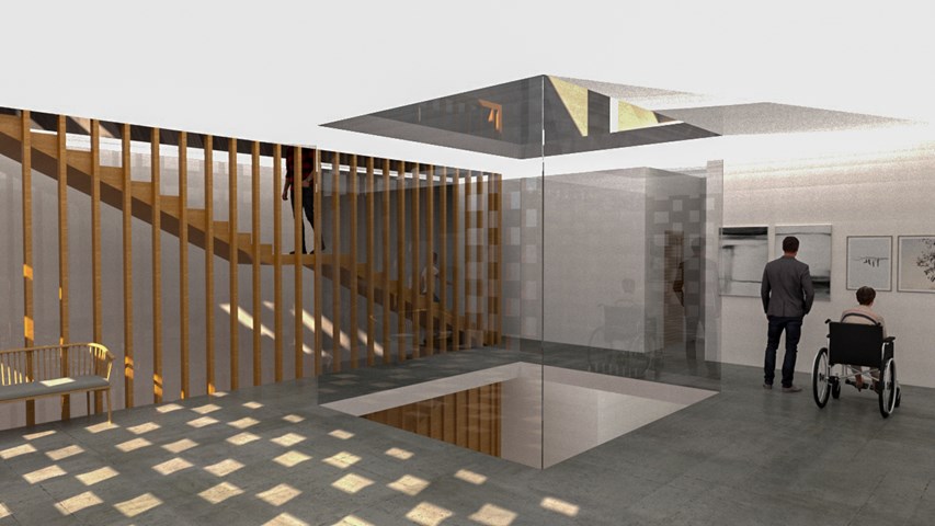 First floor render of Cessnock Art Gallery