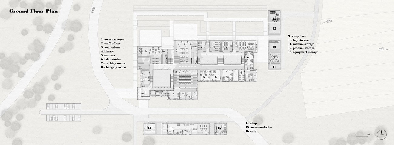 Agrarian institute floor plan