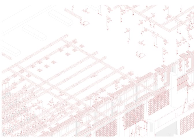 Exploded Axonometric Detail 1:50