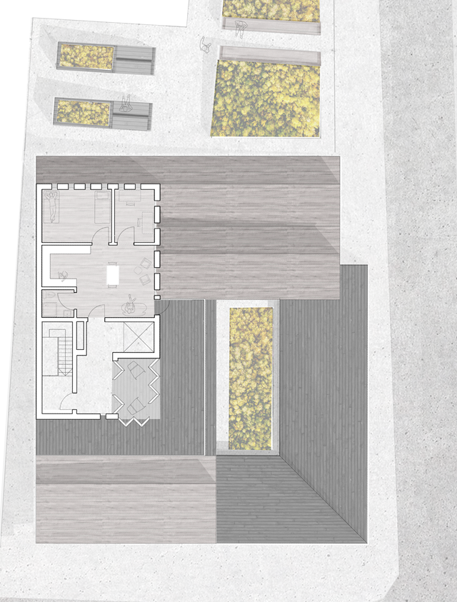 Second Floor Plan Scale 1:100