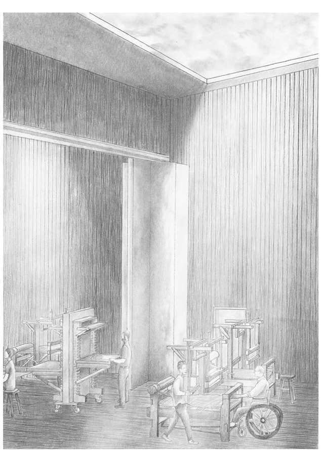 Weaving Studio with Skylight