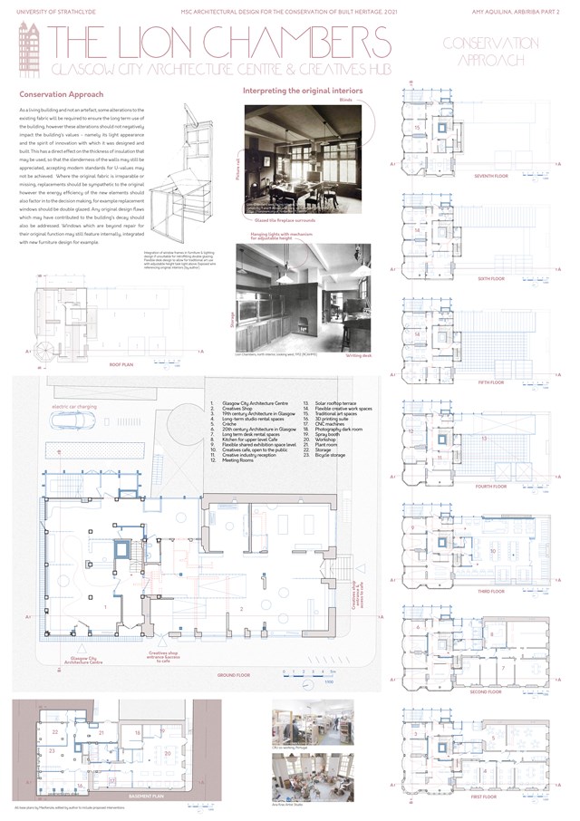 Conservation Approach: Floor plans