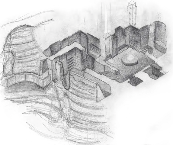 Axonometric of Hammam (A3)