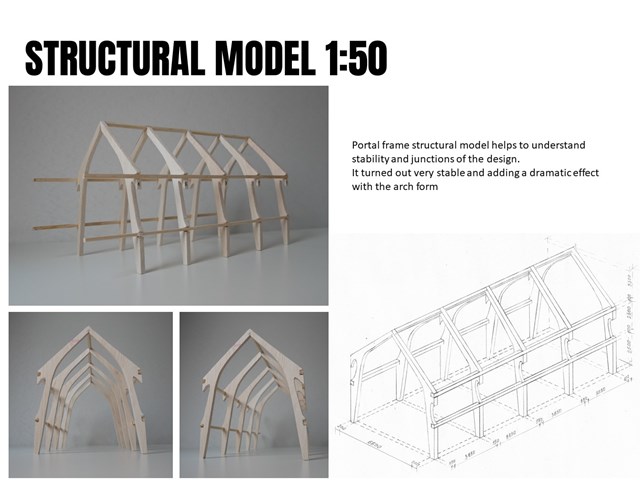 Structural development of the extension for the Sailing club in St Andrews